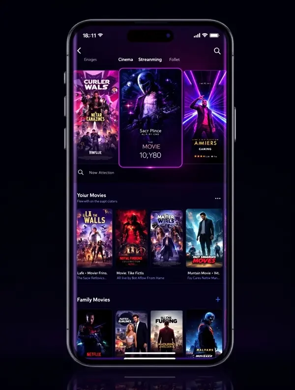 午马影视 APP 界面预览