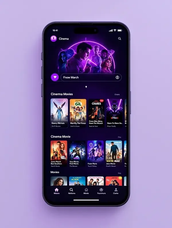 午马影视 APP 界面预览